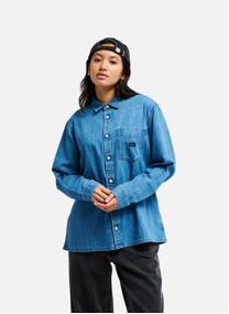 Chemises Cromwell femme bleu Quiksilver Chemises Cromwell femme bleu Bleu
