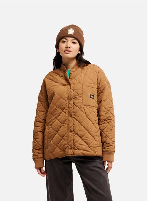 Quiksilver Blousons Shining Quilted femme marron