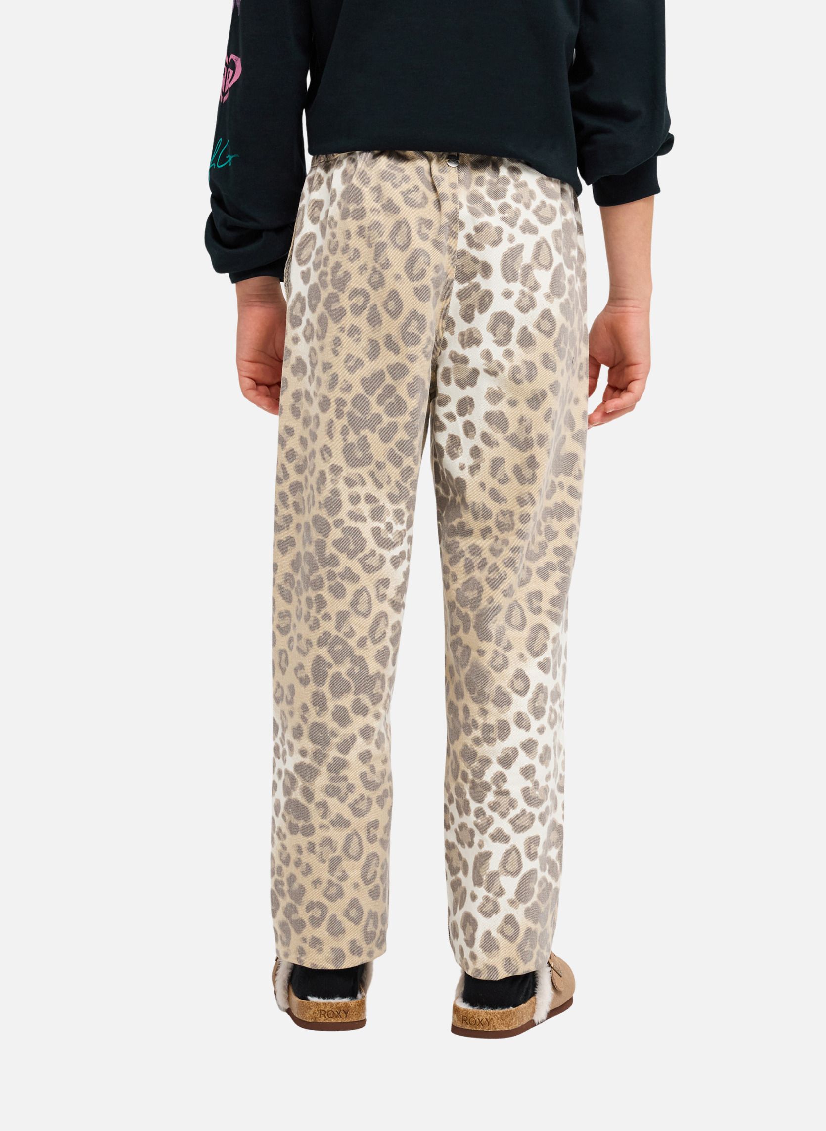 Pantalons Thousand Stars Printed fille beige Roxy Pantalons Thousand Stars Printed fille beige Beige