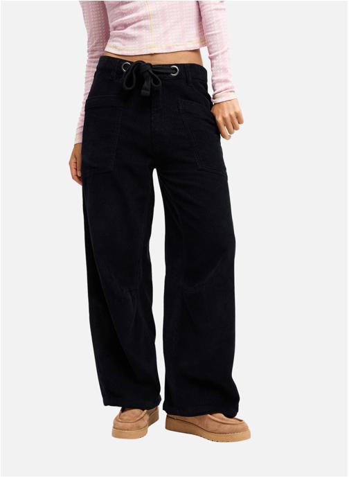 Roxy Pantalons droit Sky Is High femme noir