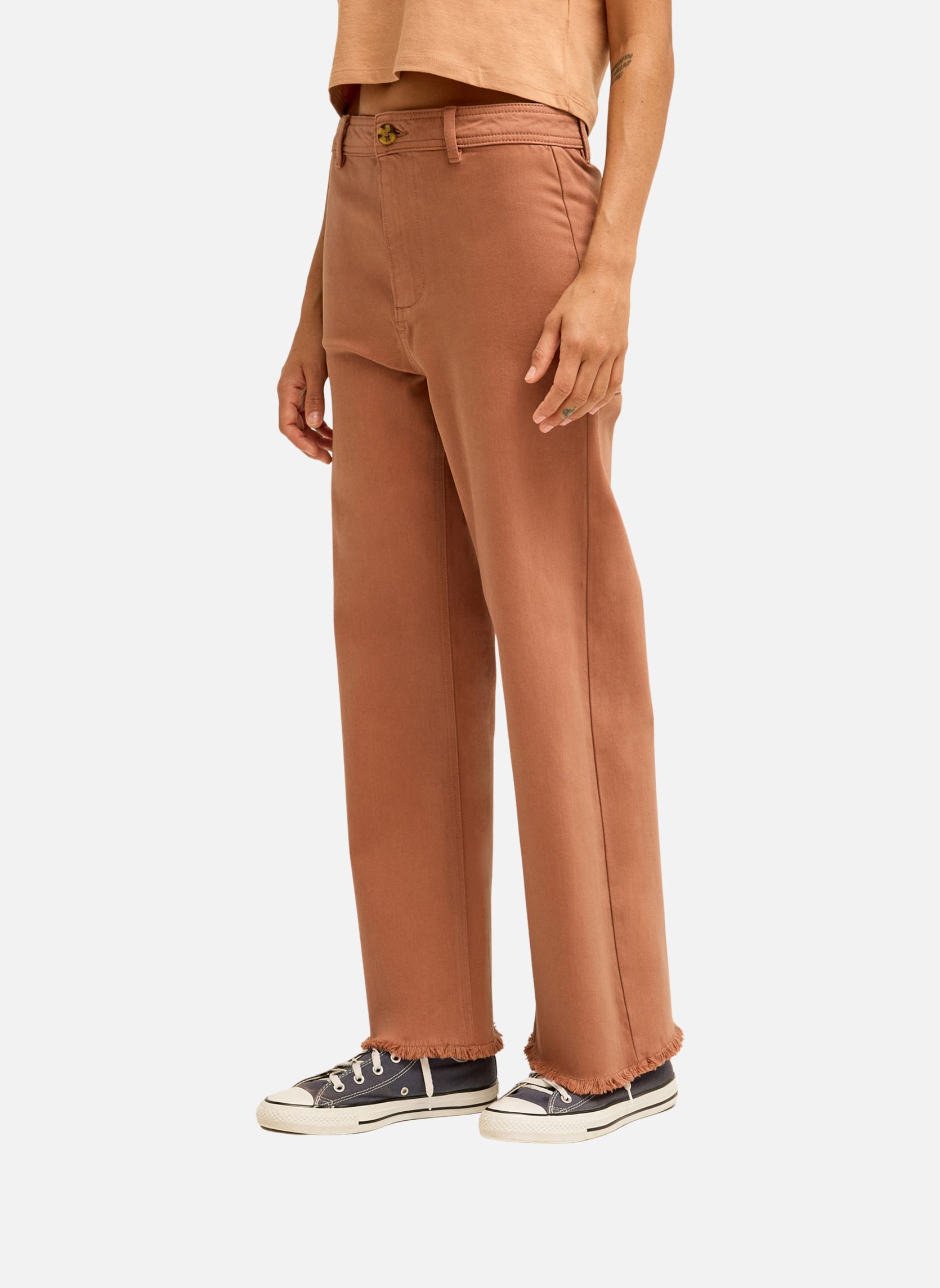 Pantalons droit Free Fall femme marron Billabong Pantalons droit Free Fall femme marron Marron