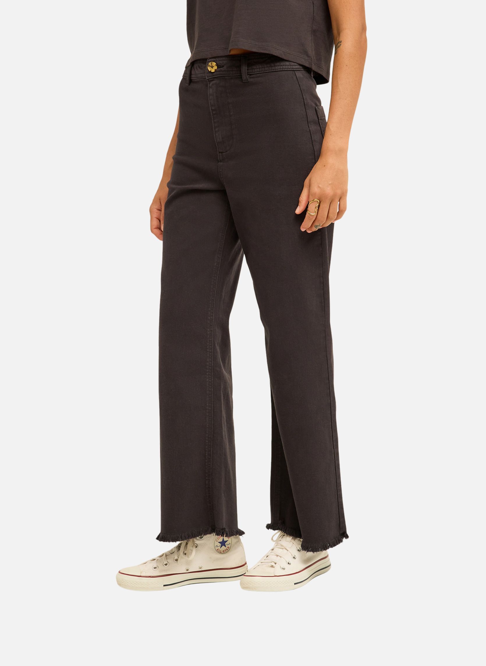 Pantalons droit Free Fall femme noir Billabong Pantalons droit Free Fall femme noir Noir