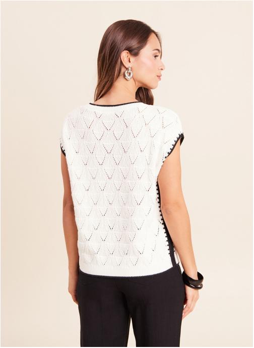 Bréal Pulls MIBLACKI femme blanc