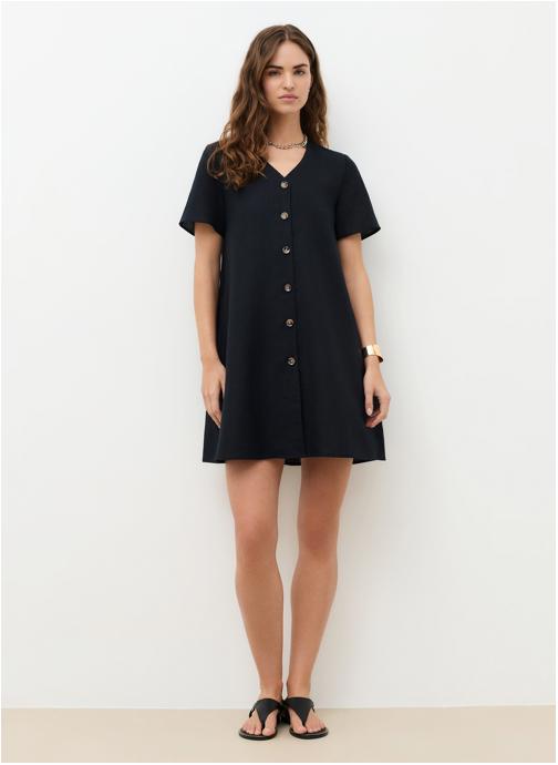 Caroll Robes 262R-RIMA femme noir
