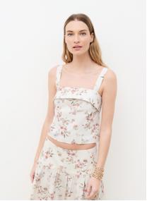 Tops 262C-CLYDIA femme beige Caroll Tops 262C-CLYDIA femme beige Beige