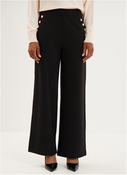 Mosquitos Pantalons droit MOS3_PPONT26 femme noir