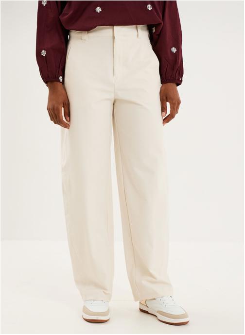 CREEKS Pantalons droit CRE3_PBARRY femme blanc
