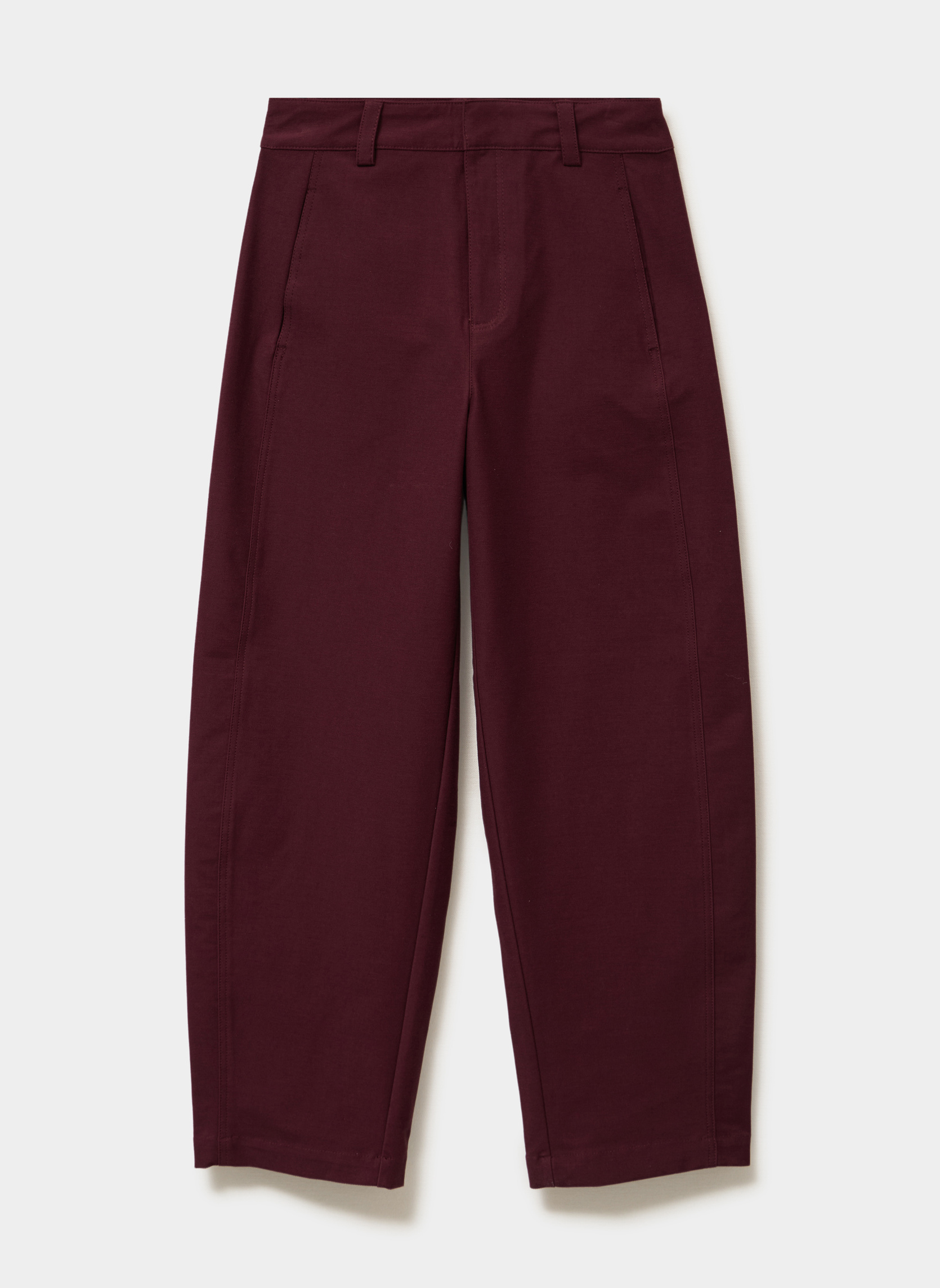 Pantalons droit CRE3_PBARRY femme violet CREEKS Pantalons droit CRE3_PBARRY femme violet Violet foncé