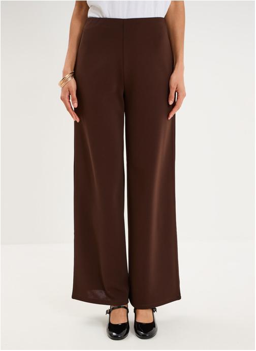 Mosquitos Pantalons droit MOS3_PSIMPLELARGE26 femme marron
