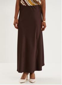 Jupes mi-longues MOS3_JMIDIFLARE26 femme vert