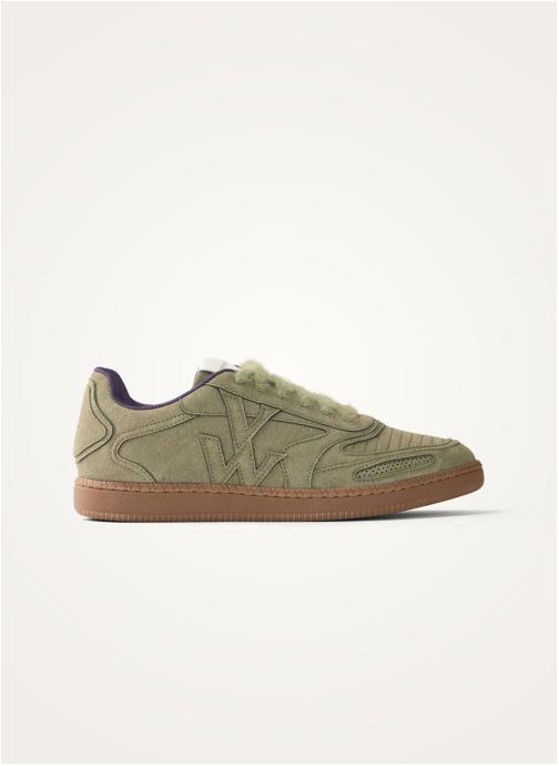 Vanessa Wu Baskets basses AURA Bubble femme vert