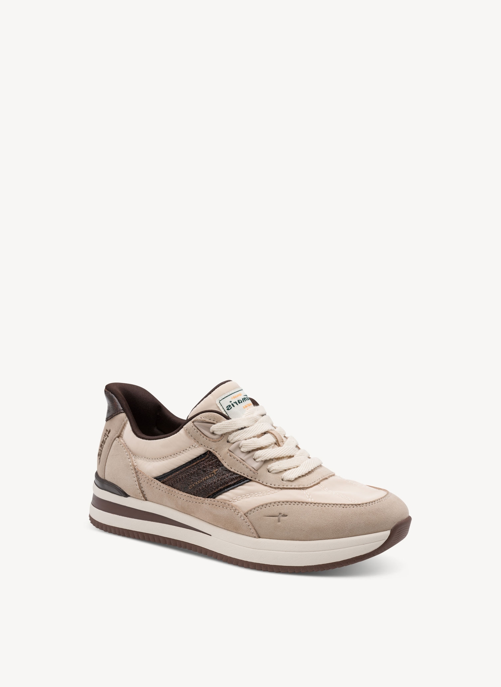 Baskets basses 8-83703-47 femme beige Tamaris Baskets basses 8-83703-47 femme beige Crème