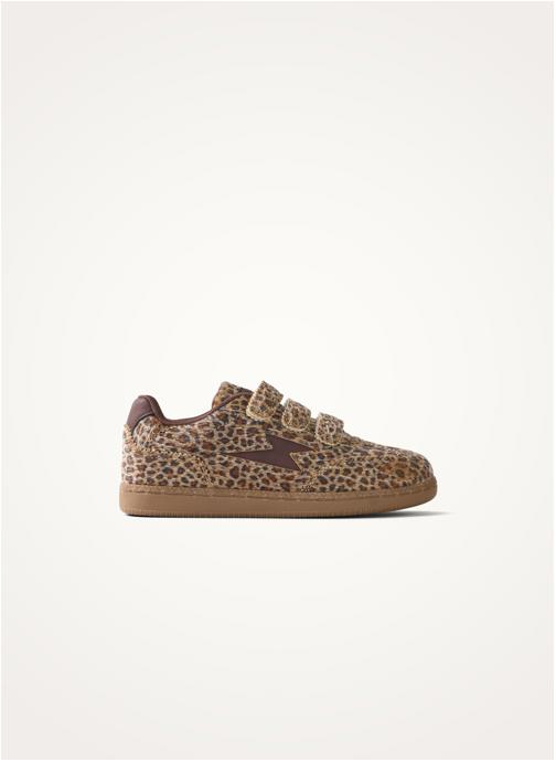 Vanessa Wu Baskets basses Mini AURA Emblem fille marron
