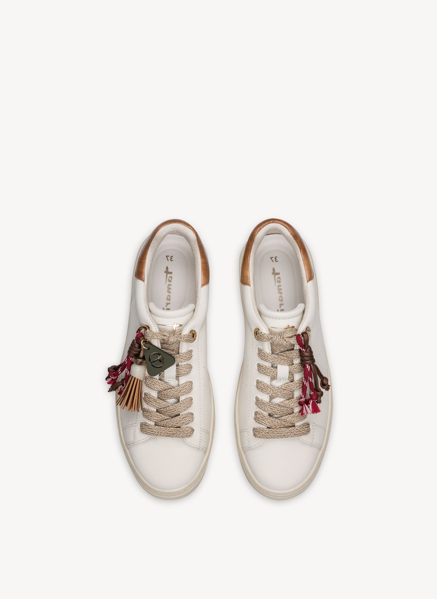 Baskets basses 1-23775-47 femme beige Tamaris Baskets basses 1-23775-47 femme beige Beige