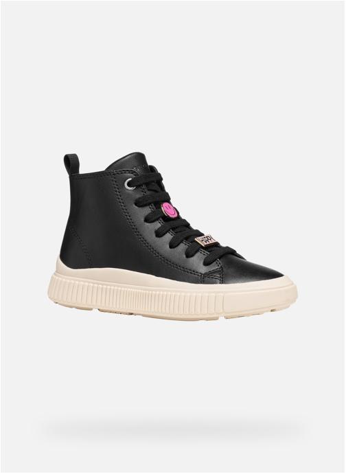 Geox Baskets basses J LAQUINNY GIRL fille noir