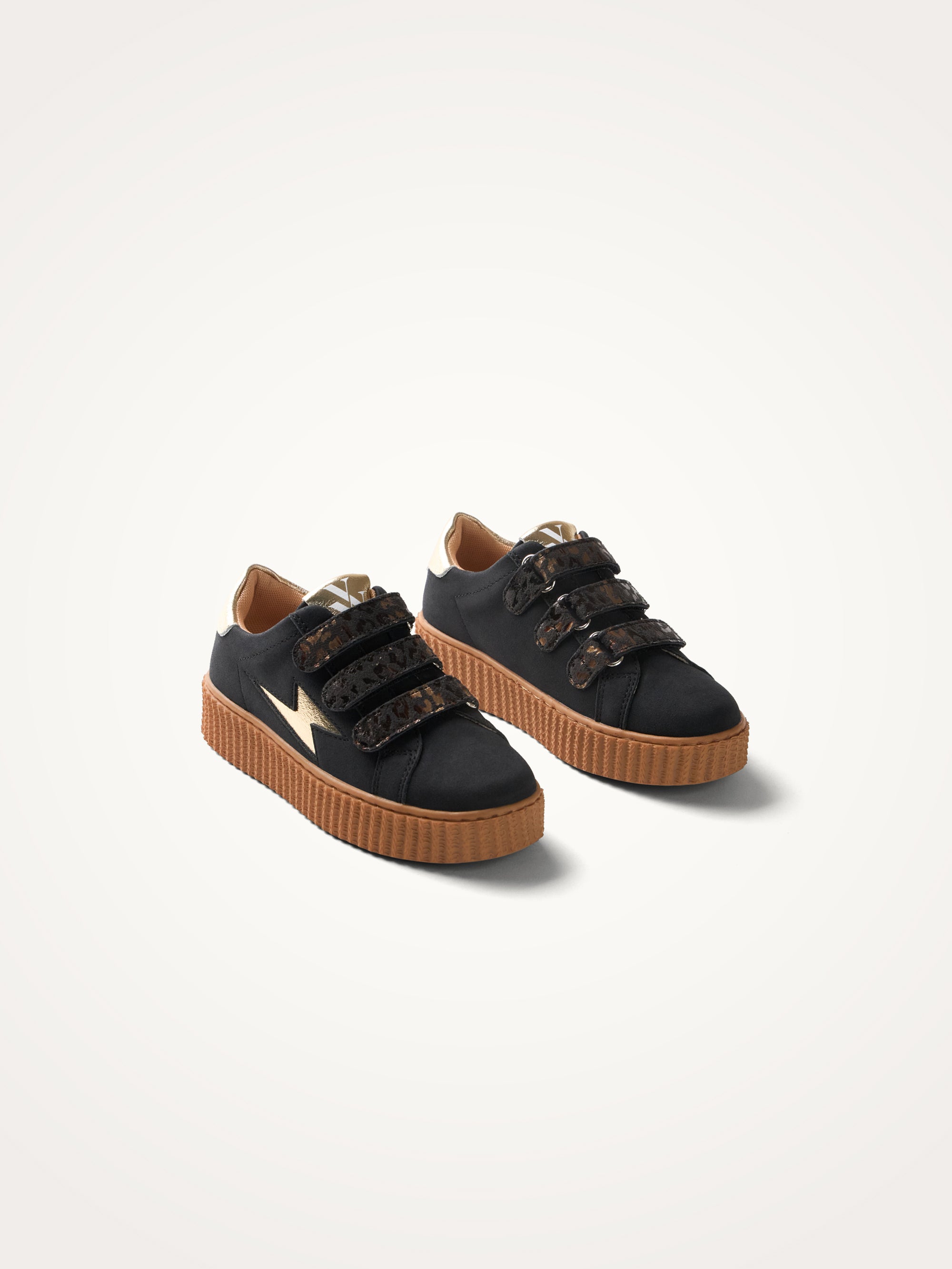 Baskets basses Mini MAGGIE Originals fille noir Vanessa Wu Baskets basses Mini MAGGIE Originals fille noir Noir & doré