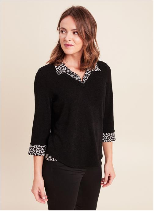 Bréal Tee-shirts TEMAGLAMY femme noir