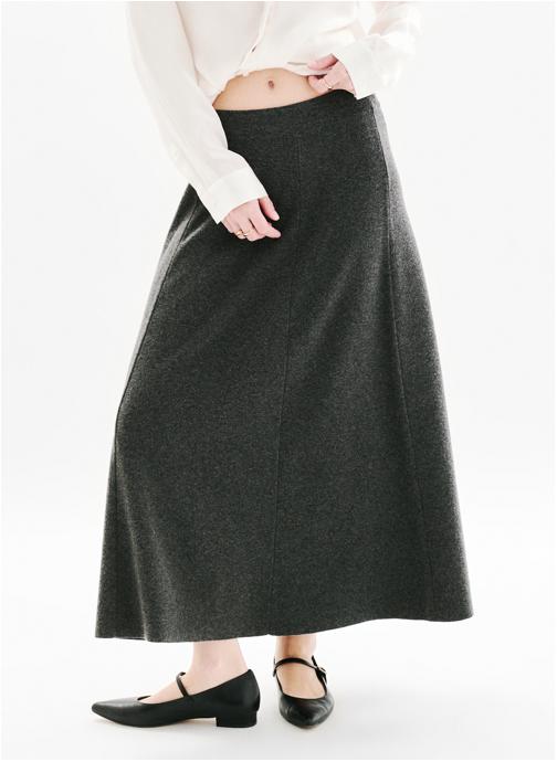 Caroll Jupes mi-longues 252J-JMAURICIO femme gris