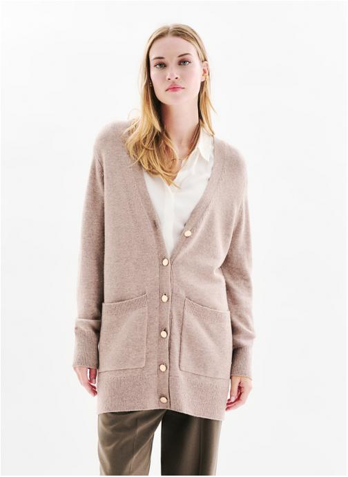 Caroll Gilets 252K-MRONNIE femme marron
