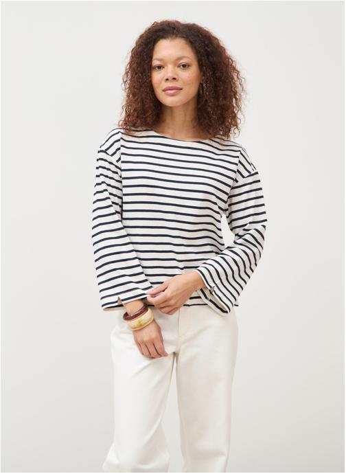 Bonobo Tee-shirts BABORDLONF femme blanc