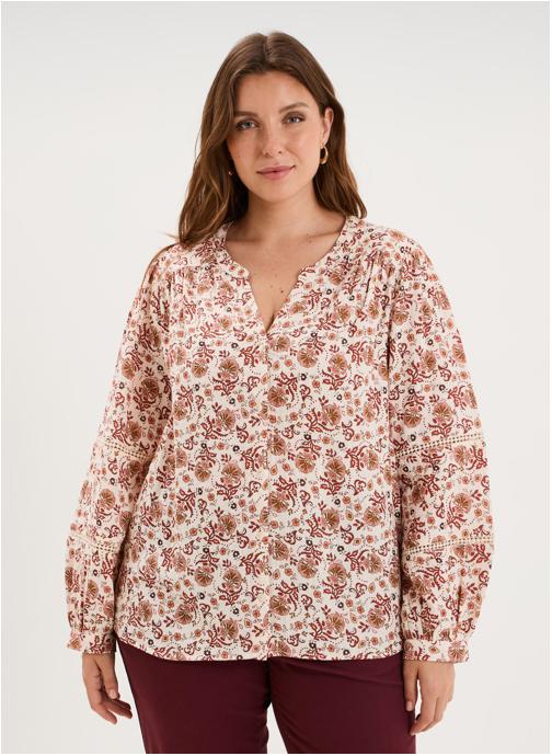 CREEKS Blouses CRE3_PUMPKING_GT femme beige