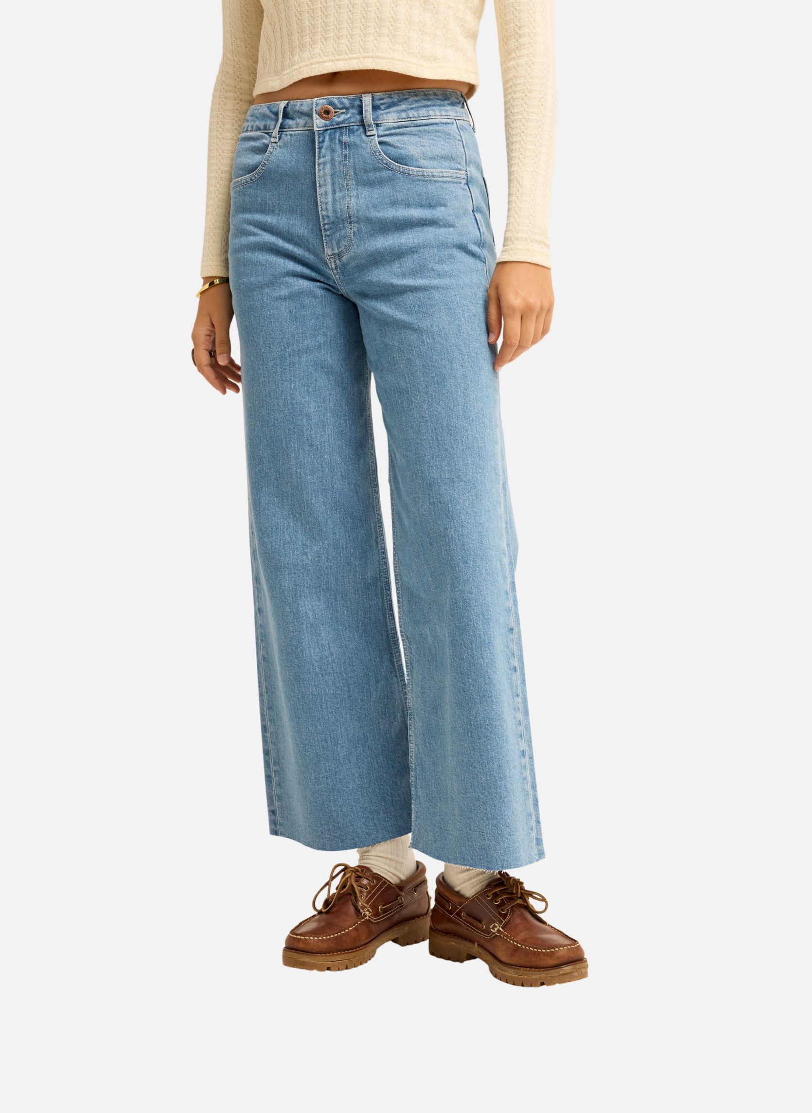 Jeans droit Be Free Denim femme bleu Billabong Jeans droit Be Free Denim femme bleu Bleu clair