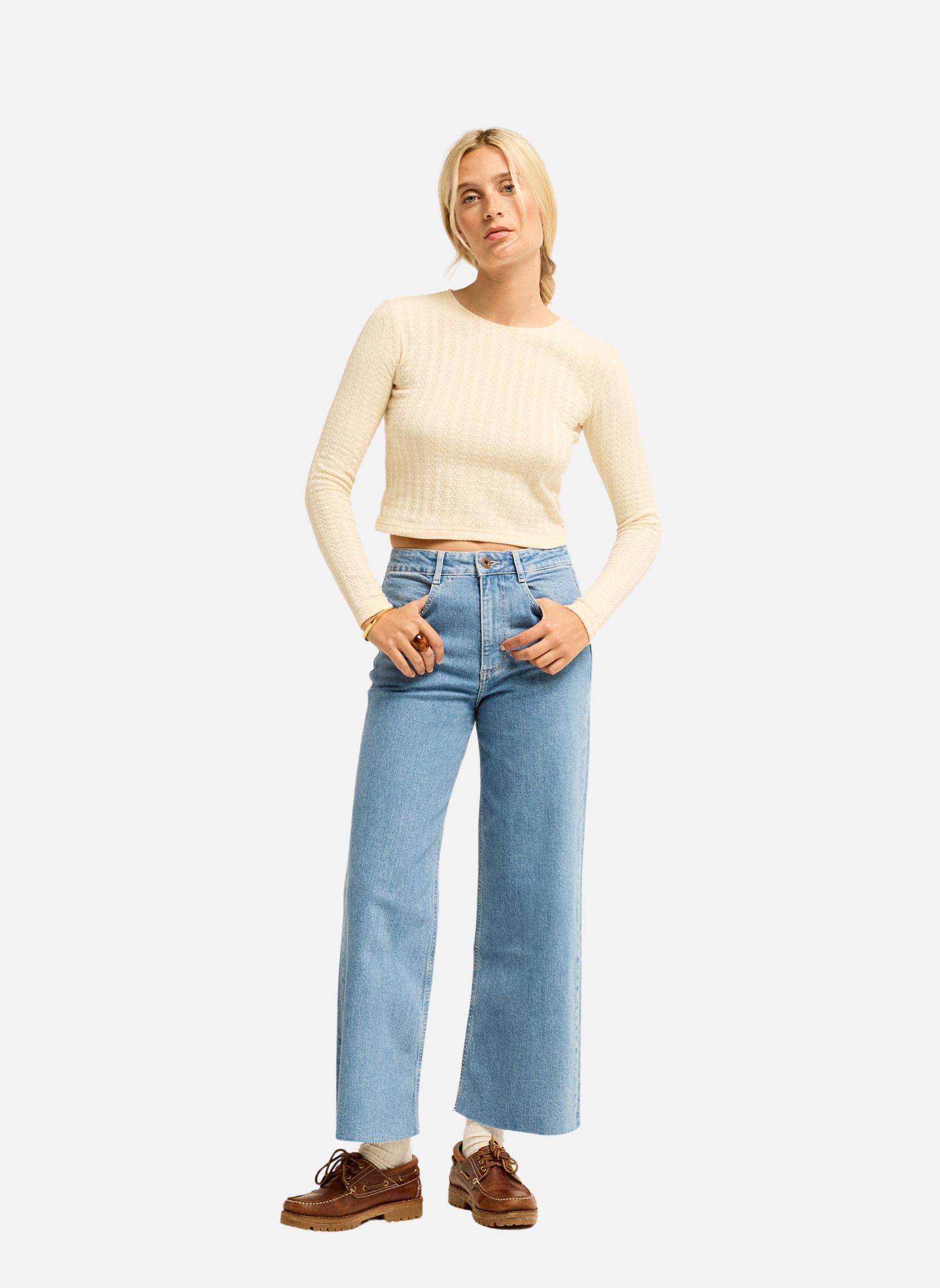 Jeans droit Be Free Denim femme bleu Billabong Jeans droit Be Free Denim femme bleu Bleu clair