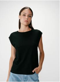 Tops Top droit col et manches ajourés noir Wallace femme noir Grace & Mila Tops Top droit col et manches ajourés noir Wallace femme noir Noir