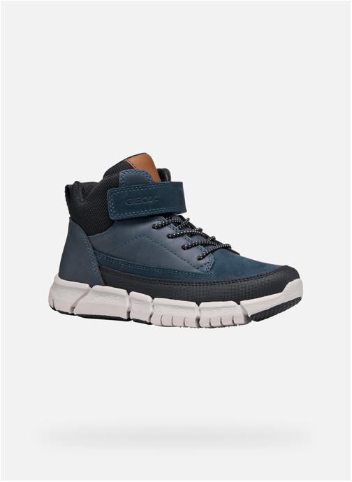 Geox Bottines J FLEXYPER BOY garçon bleu