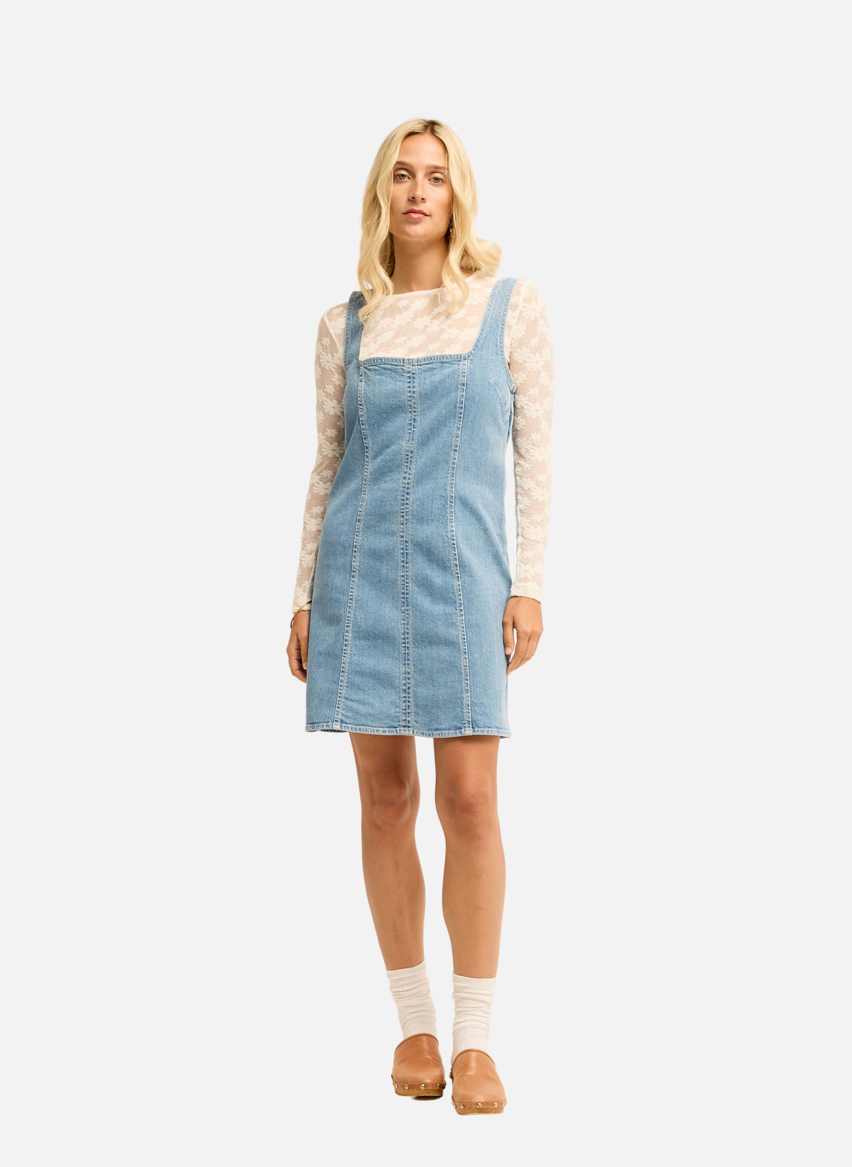 Robes Denim Romance femme bleu Billabong Robes Denim Romance femme bleu Bleu