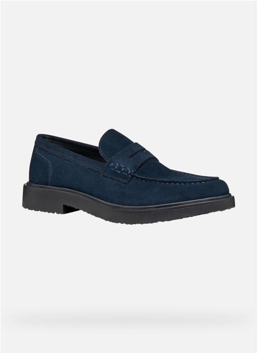 Geox Mocassins U MASSIMIANO homme bleu
