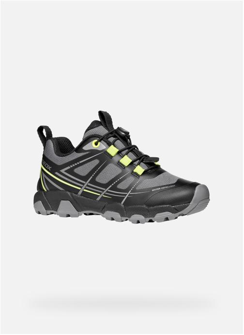 Geox Baskets basses J MAGNETAR BOY WR garçon noir