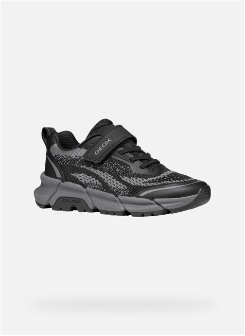 Geox Baskets basses J FLEXYPER PLUS BOY garçon noir
