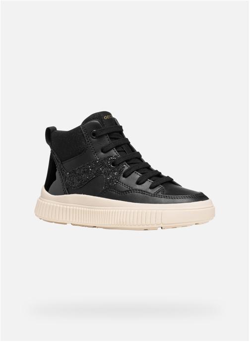 Geox Baskets basses J LAQUINNY GIRL fille noir