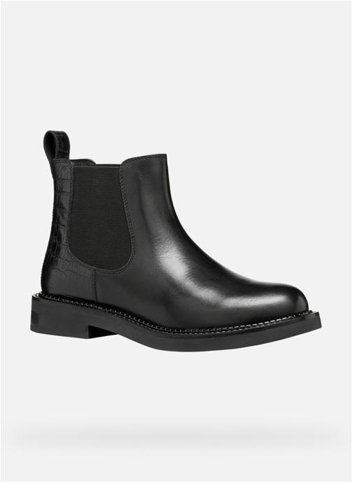 Geox Bottines basses D SERILDA femme noir
