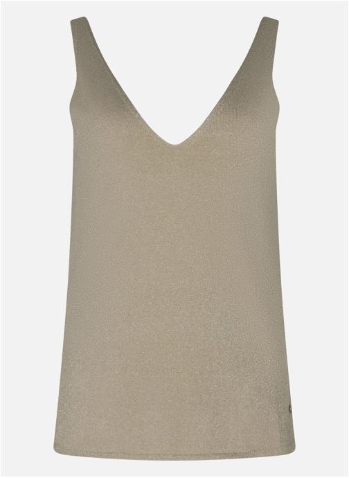 Teddy Smith Débardeurs Débardeur droit - 31117348D femme beige