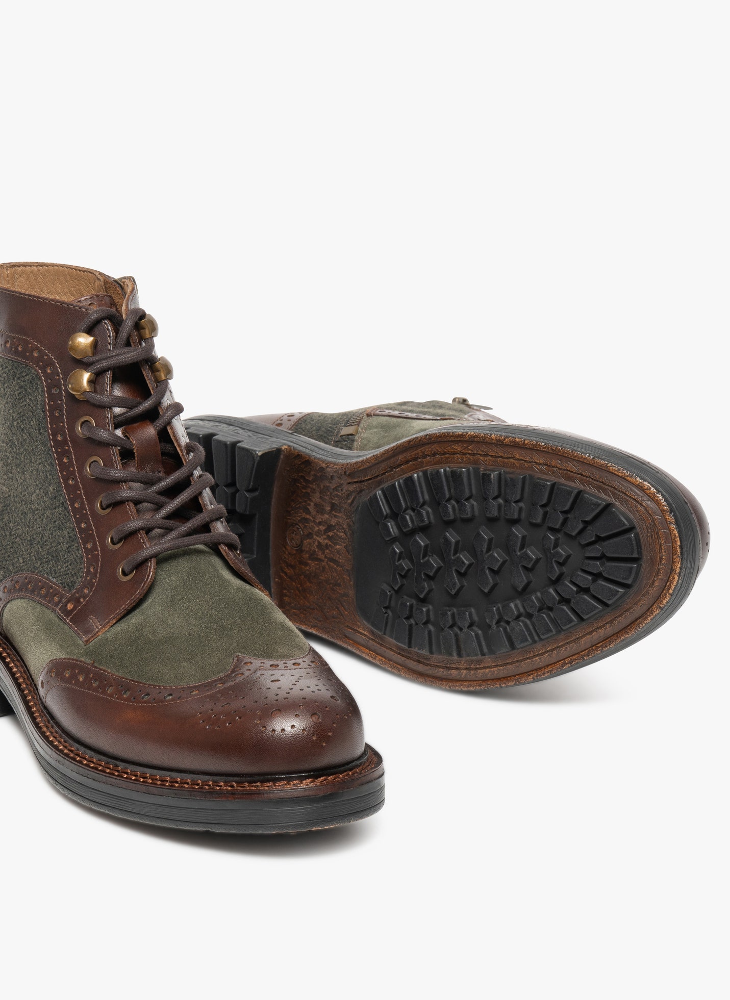 Bottines et boots RIDLEY homme vert Bocage Bottines et boots RIDLEY homme vert Kaki
