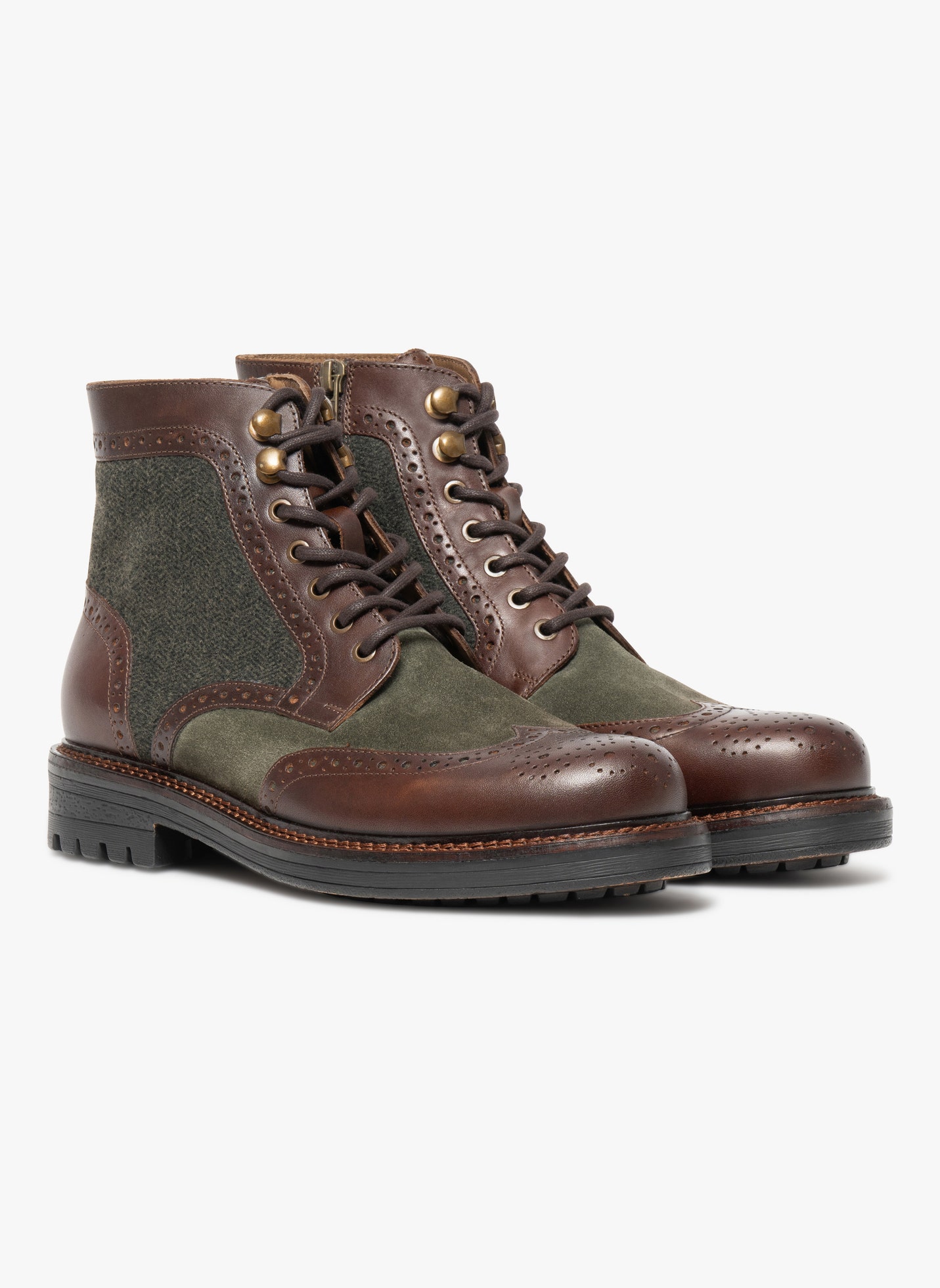 Bottines et boots RIDLEY homme vert Bocage Bottines et boots RIDLEY homme vert Kaki
