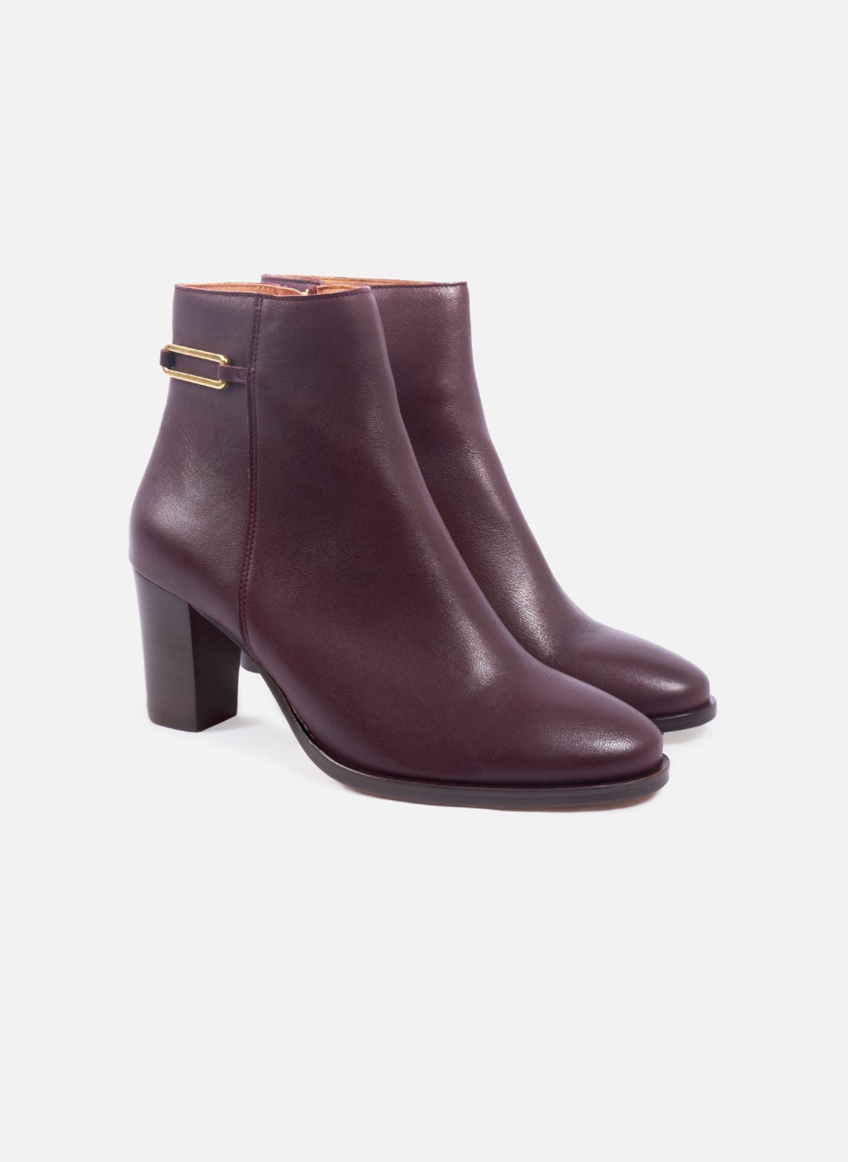 Bottines basses Bottines bijoux talon Zélie femme bordeaux JULES & JENN Bottines basses Bottines bijoux talon Zélie femme bordeaux Bordeaux