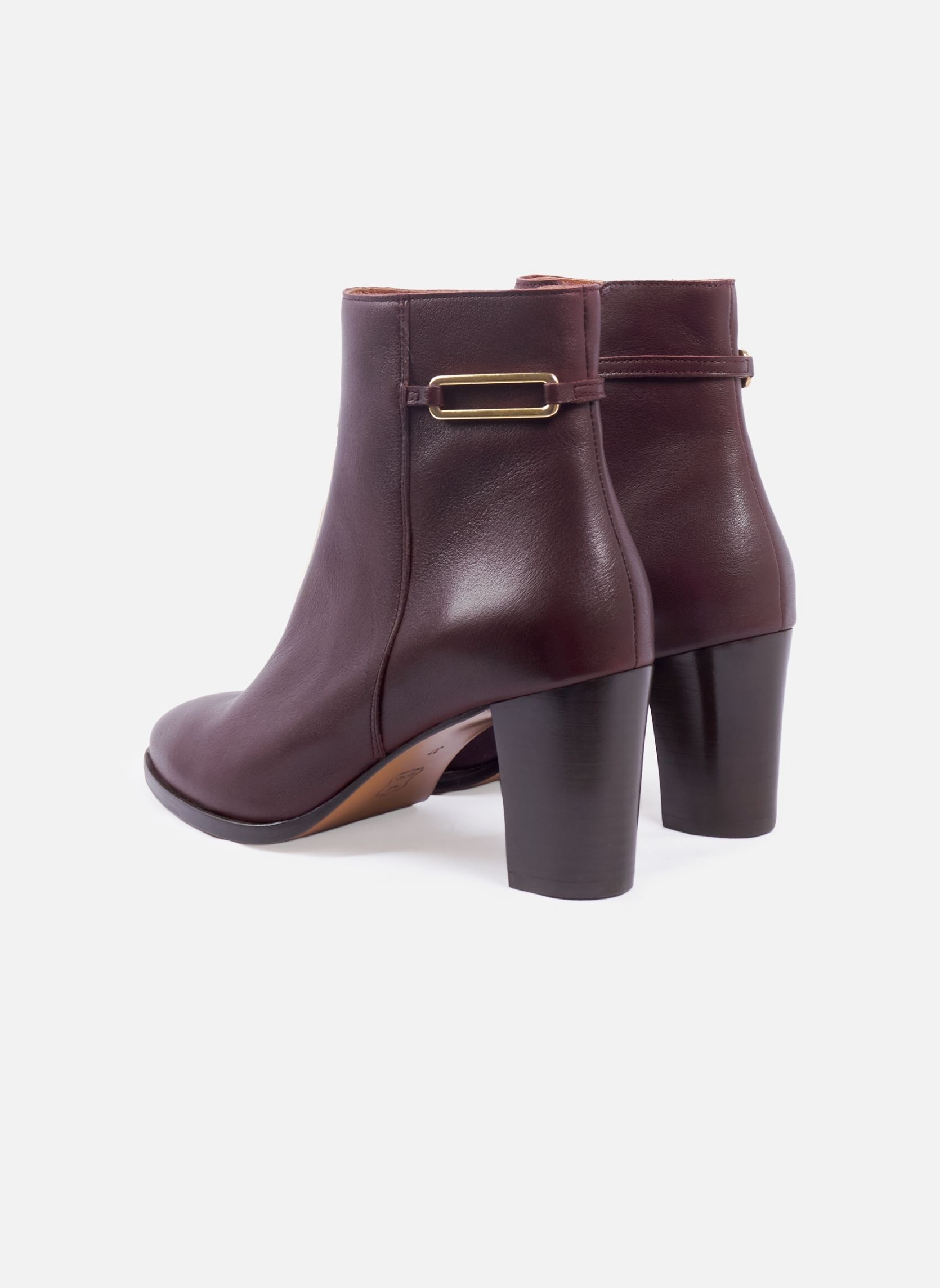 Bottines basses Bottines bijoux talon Zélie femme bordeaux JULES & JENN Bottines basses Bottines bijoux talon Zélie femme bordeaux Bordeaux