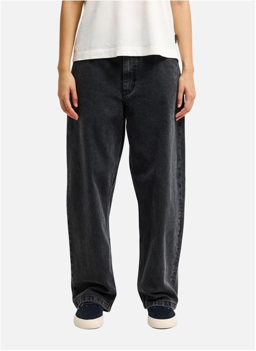 Quiksilver Jeans droit QSW Wide Crop Denim femme noir
