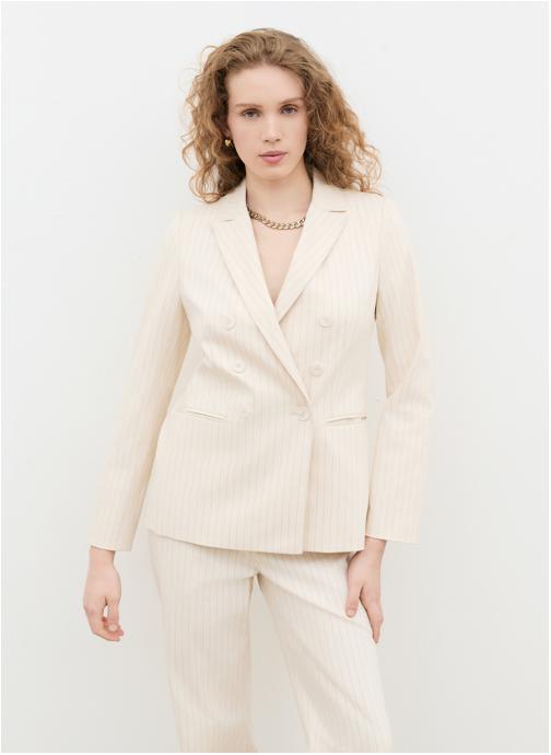 Caroll Vestes de costume 262V-VMAINARAYEE femme beige