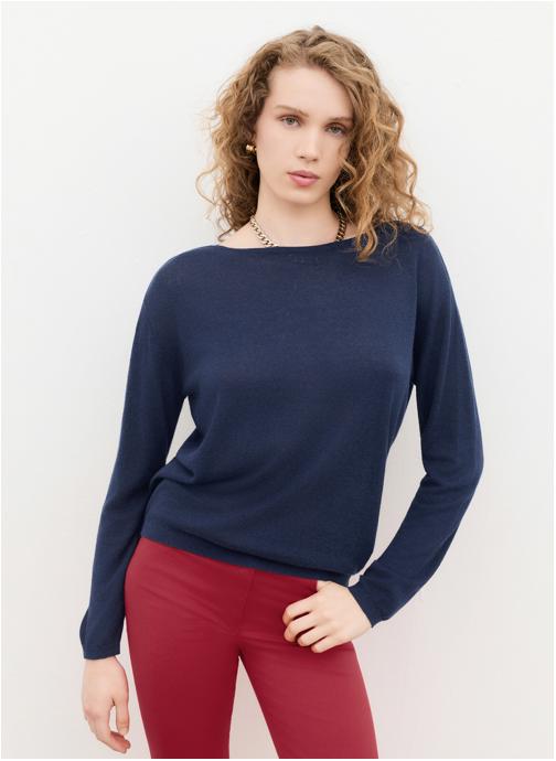 Caroll Pulls 262K-MCOLOMBE femme bleu
