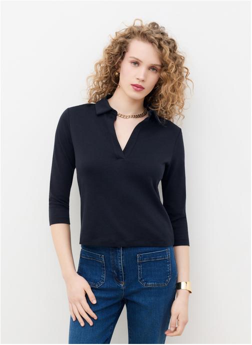 Caroll Tee-shirts 262T-TMURCIA femme bleu