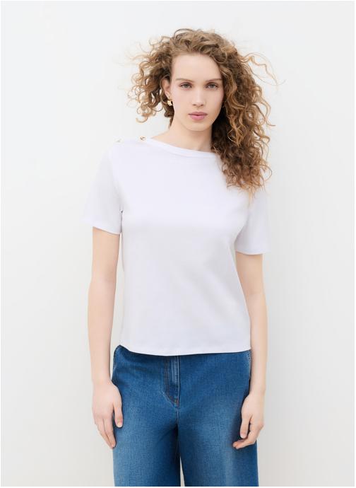 Caroll Tee-shirts 262T-TSOPHIE femme blanc