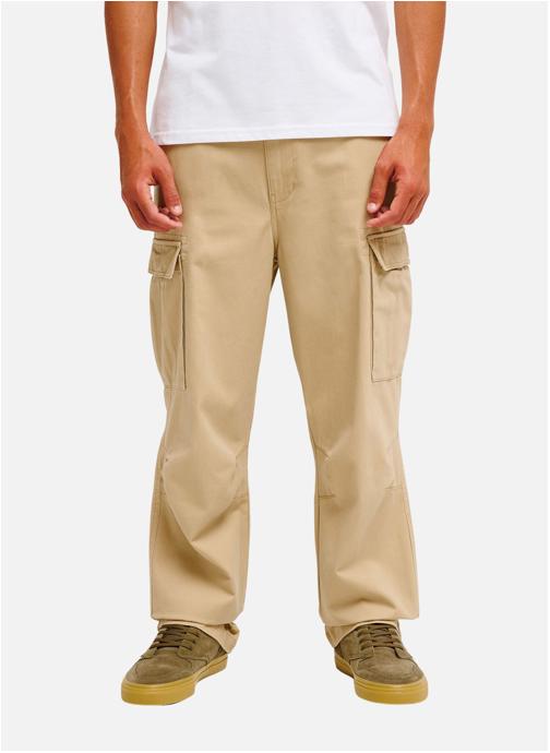 Quiksilver Pantalons droits Quiksilver Cargo homme beige
