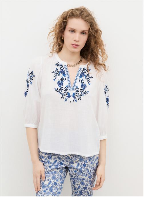 Caroll Blouses 262C-CANGELIE femme blanc