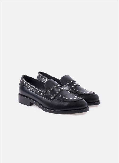 JULES & JENN Mocassins Mocassins cuir F femme noir