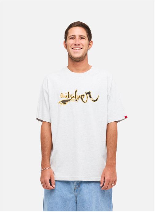 Quiksilver Tee-shirts YG Vortex homme gris