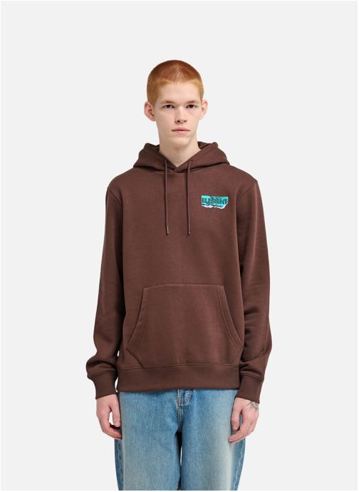 Element Sweats à capuche Torn homme marron